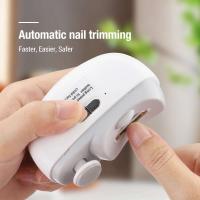 Cortauñas eléctrico 2 en 1, cortauñas antisalpicaduras para manicura, tijeras para dedos de los pies de bebé, herramientas para cortar uñas gruesas y pedicura - details 5