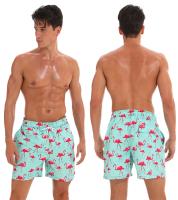 Escatch marca verano pantalones cortos para hombre moda poliéster pantalones cortos de secado rápido hombre deporte gimnasio traje de baño Surf bañadores para hombre - details 10