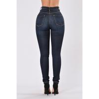 Pantalones vaqueros elásticos de corte ajustado a la moda para mujer - details 6