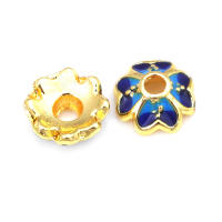 Tapetes de Flores de Brasso Dorado 18K 30PCS Accesorios de Joyería DIY de Alta Calidad - details 68