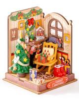 Robotime Rolife Mini Casa de Hogar Decoración de Hogar de Navidad Modelo de Rompecabezas de Madera DIY 3D Coleccionables de Juguetes y Juegos - details 1