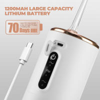 Irrigador Bucal Eléctrico Limpiador Dental de Agua con Estomada Giratoria 360 - details 23