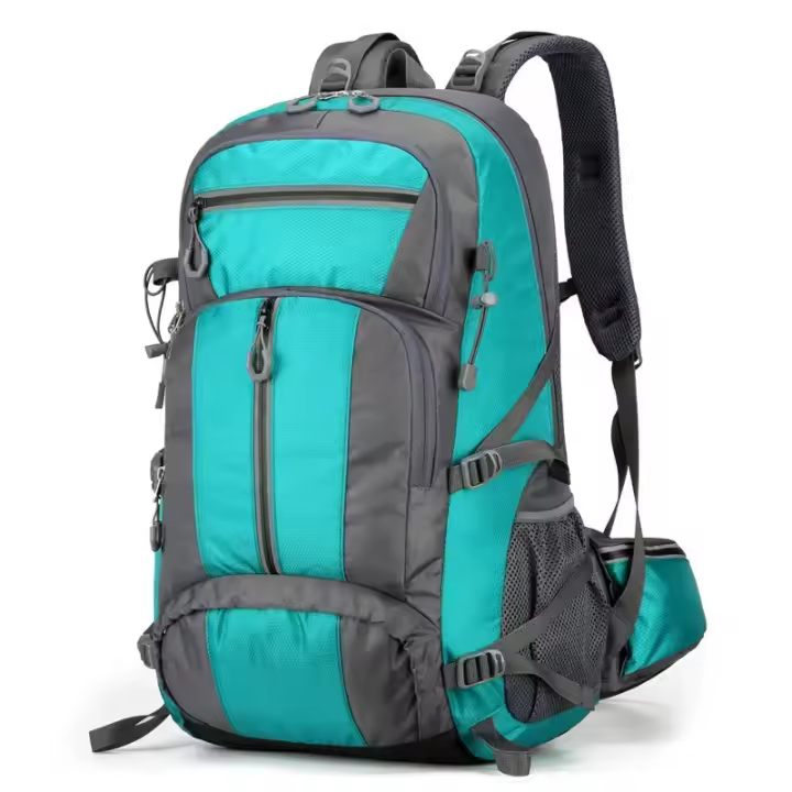 Mochila impermeable de senderismo para hombres y mujeres, mochila multifuncional para viajes de aventura al aire libre, 50 litros - 1