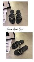 Nuevas Sandalias de Verano para Mujer 2025 Diamantes de Imitación, Estilo Playero, Viento, Moda, Talón Inclinado, Antideslizantes - details 27