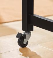 Carrito de Cocina con 2 cajones y 2 estantes, con Tablero Grande, Madera de ingeniería, Blanco, L98 x P58 x H94cm,ES - details 15