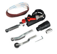 Línea de Trabajo M10/M14 Adaptador de Lijado Conversor de 100/115/125mm Amoladora Angular Eléctrica a Lijadora de Cinturón para Carpintería y Trabajos de Metal DIY - details 0