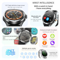S4 Ultra Fashion Relojes inteligentes Hombres 1,53 Pulgadas, AMOLED,GPS Track,Brújula,NFC， 100 + Modo Deportivo, llamada Bluetooth,Encontrar el teléfono，Batería de 300 Ma,Impermeabilización de La salud de las Mujeres Pulsera inteligente 2025，Para iOS - details 2
