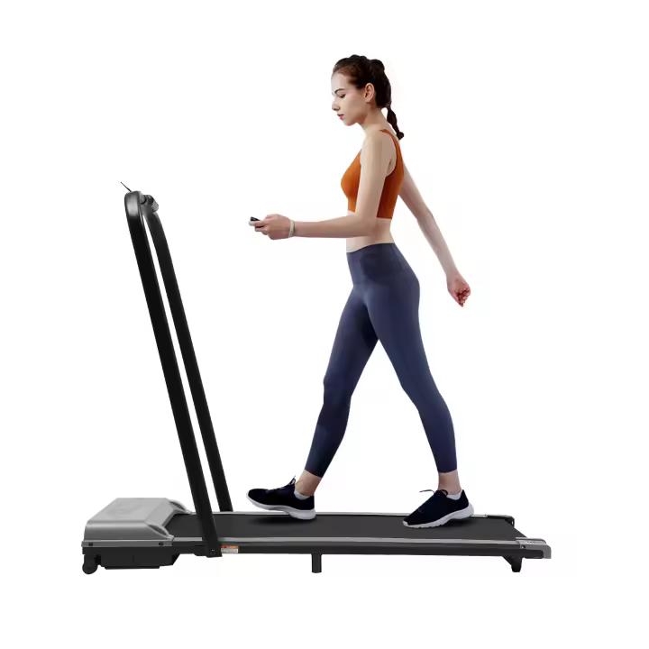 Cinta de correr plegable 2 en 1, 3,0 CV, con mando a distancia e indicador LED, 1 - 10 km/h, máquina de caminar en interiores - 1