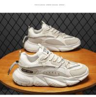 Los deportes de primavera para hombre son zapatillas para correr informales, transpirables, antideslizantes, con suela gruesa y material superior sintético. - details 4