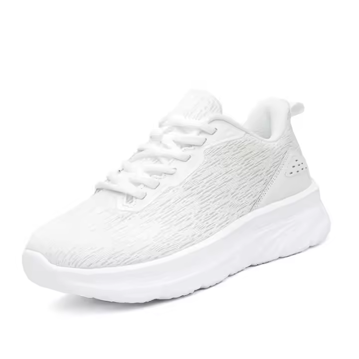 Nuevos zapatos deportivos de fitness de malla tejida con cordones verdes para caminar para mujer 35-42 #   marca de gran tamaño conocida - 1