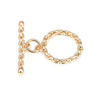 Pulsera de Tirantes Geométricos de Latón Dorado 18K Clasps para Hacer Joyería DIY - details 10