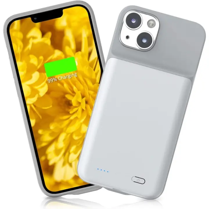 Xilecaly Carga Rápida para iPhone 15 Pro Max Batería de Litio-Ion de 6800mAh con Conector de Lightning Carga Múltiple para Dispositivos - 1