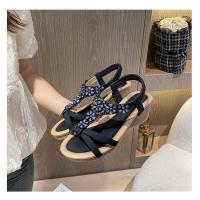 Sandalias de Mujer 2025 - Plataforma Boho con Flores y Strass, Chanclas de Playa Transpirables (Zapatos Verano Mujer, Sandalias Deportivas de Lujo) - details 16
