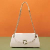 Bolso bandolera de moda para mujer primavera verano 2025 - Correa de hombro ajustable, cierre a presión, rosa vibrante y detalles metálicos, versátil para viajes de trabajo, salidas informales, bolso bandolera, bolso de trabajo, accesorio elegante, textur - details 2