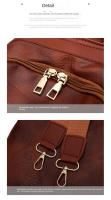 Mochila antirobo para Viajes de Ocio de Mujeres, mochila de viaje de Cuero Blanda Pu de Mujeres, Bolsa simple de gran capacidad - details 32
