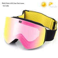Gafas magnéticas polarizadas de doble capa para hombre y mujer, lentes de esquí antiniebla, UV400, para Snowboard, novedad de 2024 - details 46