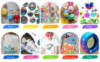 Rotuladores Acrílicos de Alta Saturación Pincel Redondo de Nylon con Doble Punta Ideal para Niños - details 3
