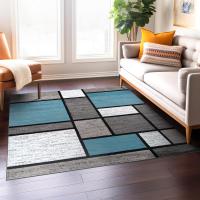 Alfombras de Salón antideslizantes, Modernas, Pelo Corto para Salón, Dormitorio, área Interior - details 7