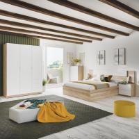 Cama Doble, Cama con Almacenaje, Medidas: 156 cm (Ancho) x 196 cm (Largo) x 37 cm (Alto) - details 14
