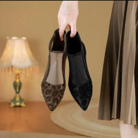 Zapatillas de Moda para Mujer Primavera-Otoño 2025 Diseño de Leopardo con Malla de Verano - details 3
