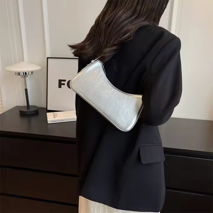 Bolsos de las axilas de las mujeres Bolsos de las mujeres Diseño de nicho Bolso cuadrado pequeño del hombro - 1