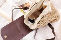 Bolsa de paja de verano para mujer, mochila de moda - details 8