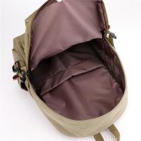 Mochila de lona de alta calidad para hombre, bolso escolar de gran capacidad para adolescentes y niños, mochila de viaje antirrobo, bolso de hombro - details 8