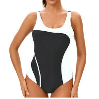 Traje de baño atlético de una pieza, bañador con espalda en U para entrenamiento, deportes y Fitness - details 8