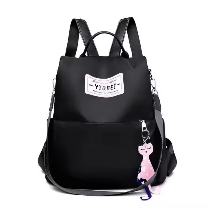 Mochila antirrobo para mujer, nueva mochila pequeña de viaje de lona de tela Oxford versátil a la moda, bolso escolar de gran capacidad - 1