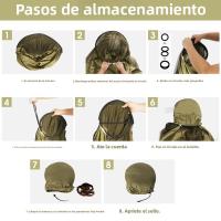 Hamaca Ultraligera Mosquitera 260x140cm, Carga de 250kg, Paracaídas de Nylon Transpirable con 2 Mosquetones y Bolsa de Almacenamiento Ideal para Senderismo/Acampada - details 1