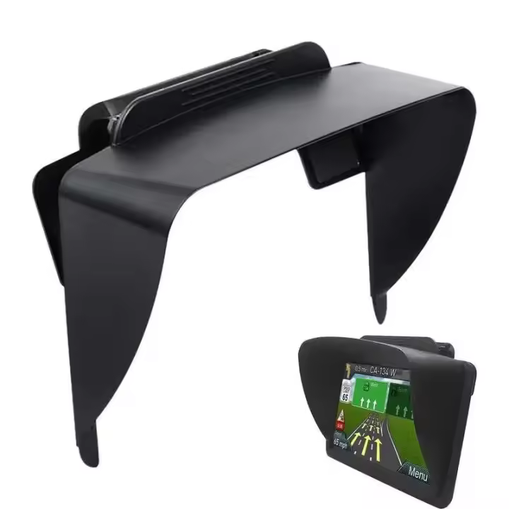 Parasol para coche, protector de visión deslumbrante, navegador GPS, parasol para pantalla de navegador de coche de 6 a 7 pulgadas - 1