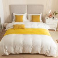 Carrileras Decorativas Para Cama con Patrón de Concha en Terciopelo Nuevo Diseño en Color Gris Rosa Amarillo Azul Verde Material Poliéster Hecho en China - details 14