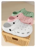 Zapatillas de verano para mujer, sandalias de espuma, tacones altos, suelas gruesas, chanclas antideslizantes, zapatillas de playa coreanas con rayas exteriores a la moda - details 9