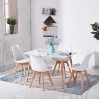 Madera de Diseño Escandinavo para 4 a 6 Personas Blanca 110 x 70 x74 cm (Sólo Mesa) - details 1