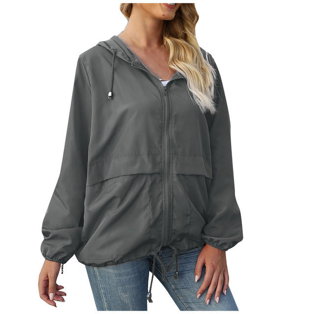 Hooded Raincoat Windproof Coat Outwear