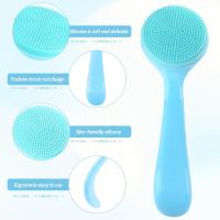 Limpiador facial de silicona, cepillo corporal, limpieza facial, cepillo de mano exfoliante, cepillo manual para todo tipo de baño - details 3
