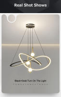 LEFAN-Luz LED moderna para habitación, iluminación creativa para comedor, 80CM - details 7