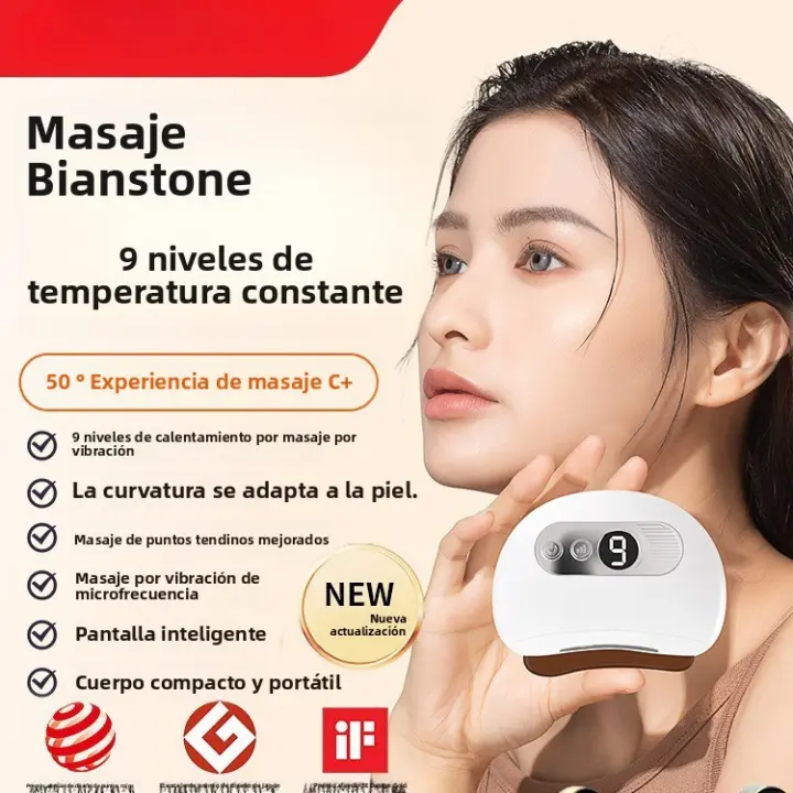 Cepillo eléctrico de meridianos, instrumento de fisioterapia para raspar el vientre delgado, cepillo de dios para dragar, dispositivo abdominal, masaje, ventosas, quema de grasa, pequeño regalo - 1