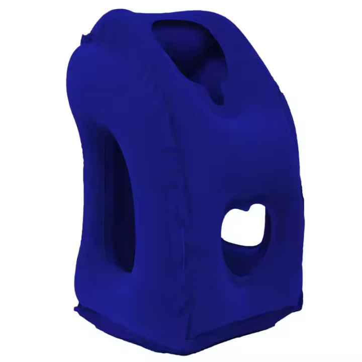 Almohada de Viaje Inflable Mejorada Soporte de Cuello para Descanso en Aire y Oficina - 1