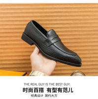 Mocasines, zapatos sin cordones, zapatos formales sin cordones de estilo británico, zapatos de hombre - details 4