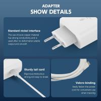 Cargador rápido de 45 W con cable tipo C de 200 cm compatible con S22 S23 S24 Ultra S22+ S23+ S24+ S21 S20 FE, Tab S8 S8+ S8 S7+ S7 Ultra, cargador de tableta, USB C carga súper rápida - Blanco - details 2