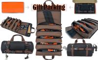 Rollo de herramientas con 15 bolsillos, bolsas de 15l, rollo de bolsa de herramientas, bolsa enrollable, organizador de rollo de herramientas - details 0