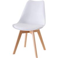 Silla de Trabajo Ergonómica Baroni Home Diseño de Patas Cojín Integrado 50X48X82 cm Blanco 4 - details 3