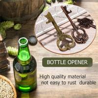 Abridor de botellas de cerveza, llave colgante, regalo de recuerdo de Festival Vintage, decoración de boda, llavero de vino, 1 unidad - details 6