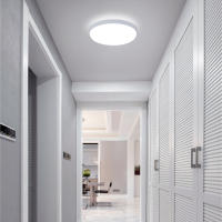Lámpara de Techo Moderna Goeco 24W Iluminación Interior Impermeable para Sala de Estar Dormitorio Comedor Diseño Nórdico con Lentes LED Acril Material Semi-surtado Montaje - details 2