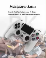 Mando inalámbrico para PS4/Pro/PS3/Slim/PC/Steam, control Bluetooth, Joystick, compatible con 6 ejes, vibración, clic táctil - details 7