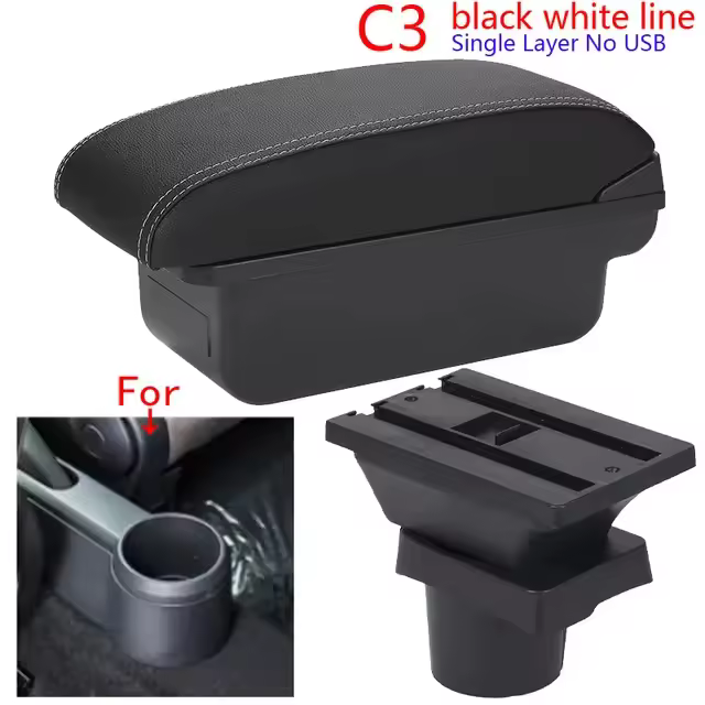 Caja de almacenamiento de reposabrazos para Skoda Citigo VW UP Seat Mii, accesorios de coche, piezas de reacondicionamiento automático - 1