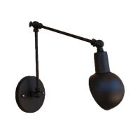 Lámpara de pared de Robot oscilante de doble brazo largo, candelabro de Metal Industrial Vintage, estilo Retro, L20/L30/l40 cm, negro, iluminación del hogar - details 5