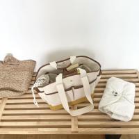 Bolsa de mamá de gran capacidad, versátil, bandolera para madre y bebé, bolsa de salida portátil de lona ligera, bolso de mano. - details 5