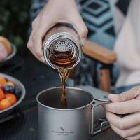 Termo de titanio para viajes sin fronteras, café frío y caliente, villa de ocio al aire libre, botella de vacío de titanio - details 7
